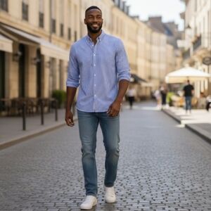 Claiborne Slim Fit Men's Button Shirt